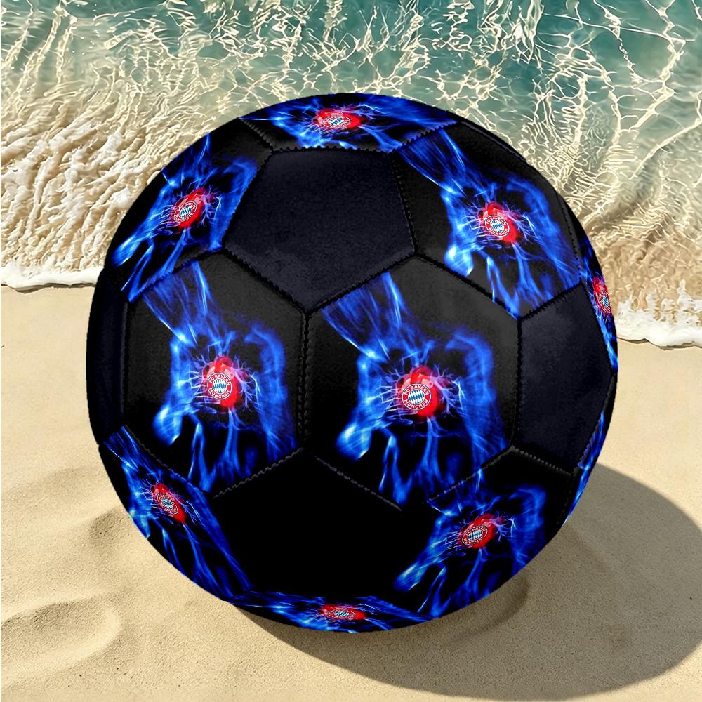 1 pz Pallone da Calcio Bayern Monaco Stemma Taglia Standard 5, Pallone da Calcio Resistente per Allenamento a Scuola Parco & Intrattenimento Quotidiano zq71415