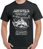 Airwolf T Shirt Mens 80's Retro TV Programme Helicopter Drama Show The A Team Black