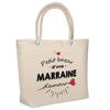 Beach Bag - PLANETEE - Soft Cooler Bag - Insulated Bag 'Bazar of a Godmother of Love' - Cotton - Large Capacity