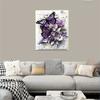 AB34-Diamond Painting (30 X 40 Cm) "Butterflies And Flowers" Full Layout Wall Decor Diamond Painting