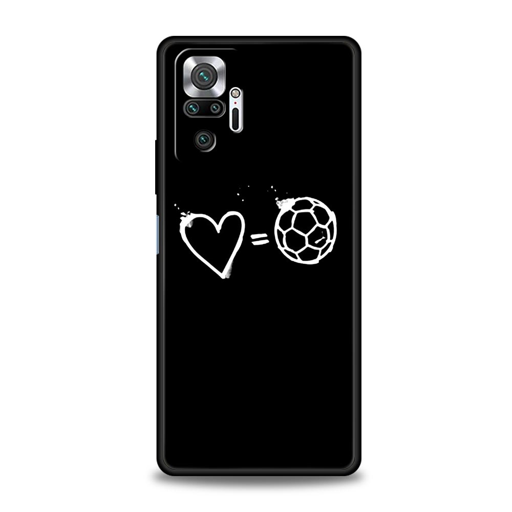 Handyhülle für Xiaomi Redmi Note 14 13 12 5G 9S 9 10 11 Pro Plus 4G 9T 14C 13C 12C 10C 9C 9A Hülle Fußball Leidenschaft Fußball
