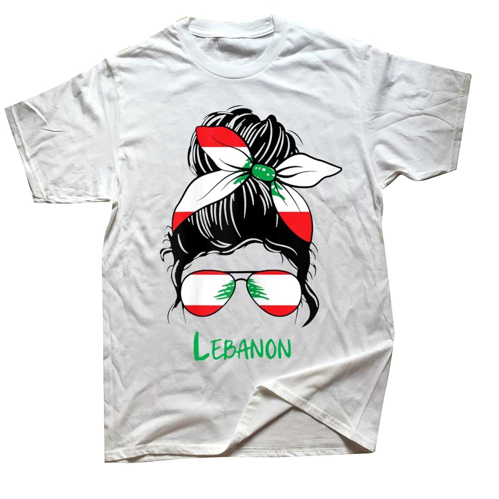 Funny Lebanese Lebanon Girl Woman Flag T Shirts Graphic Cotton Streetwear Short Sleeve Birthday Gifts Summer Style Tshirt Men