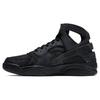 Air Flight Huarache Slip Resistant Mid Top Vintage Basketball Shoes Unisex Black 705005-009