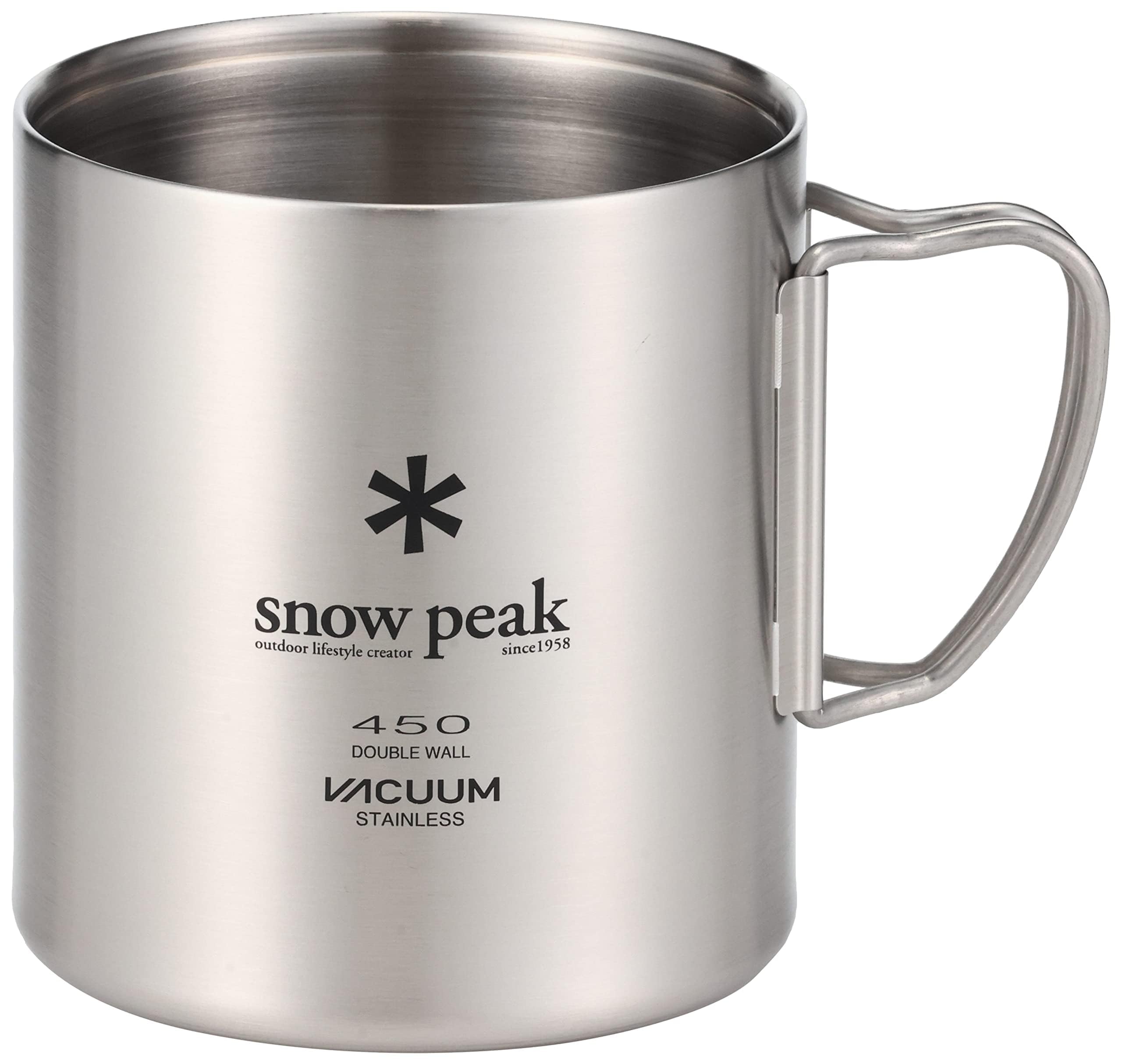 Snow Peak Stainless Steel Vacuum Mug 450ml MG-214