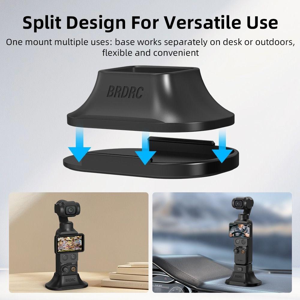 Abnehmbare Auto-Halterungsbasis Ständer für DJI Osmo Pocket 4/3 Gimbal Kamera Zubehör