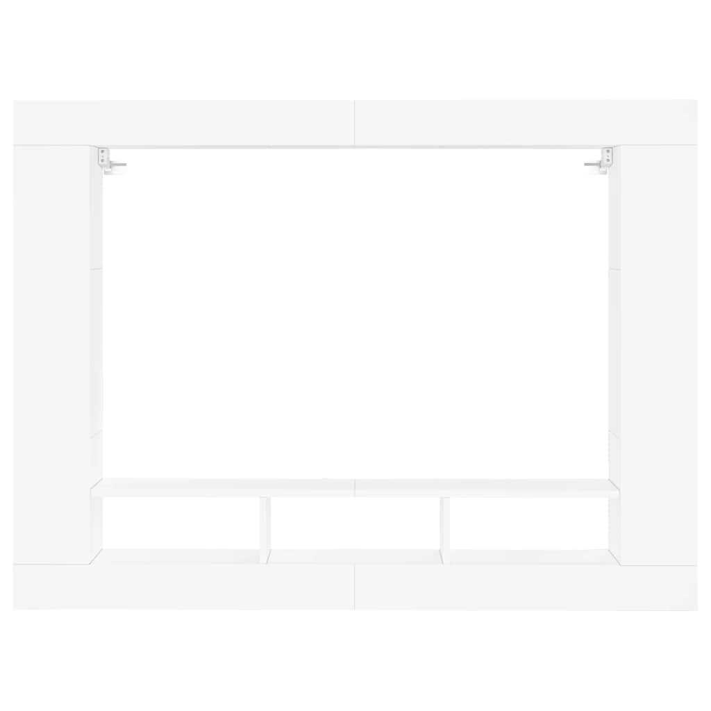 TV Cabinet White 152 X 22 X 113 Cm Particleboard