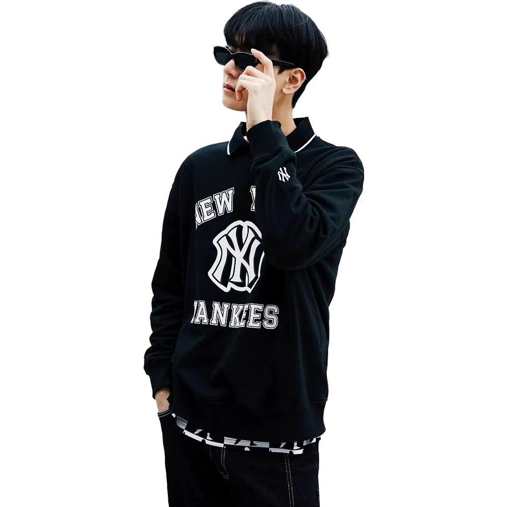 MLB New York Yankees Sweatshirt Unisex Black 3AMTV0131-50BKS