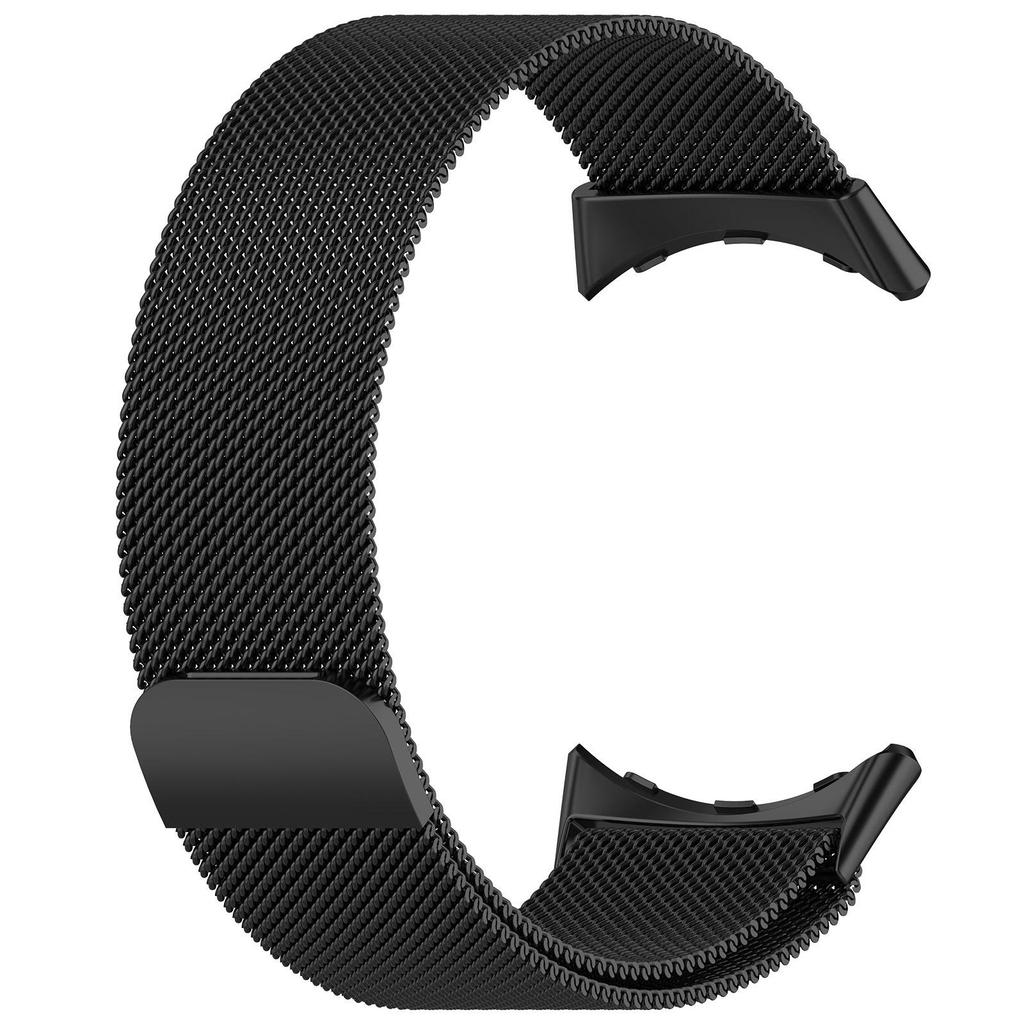 Qingfeng Stainless Steel Watch Band for Google Pixel Watch 1/2/3 - Three-Bead Design, 41/45mm