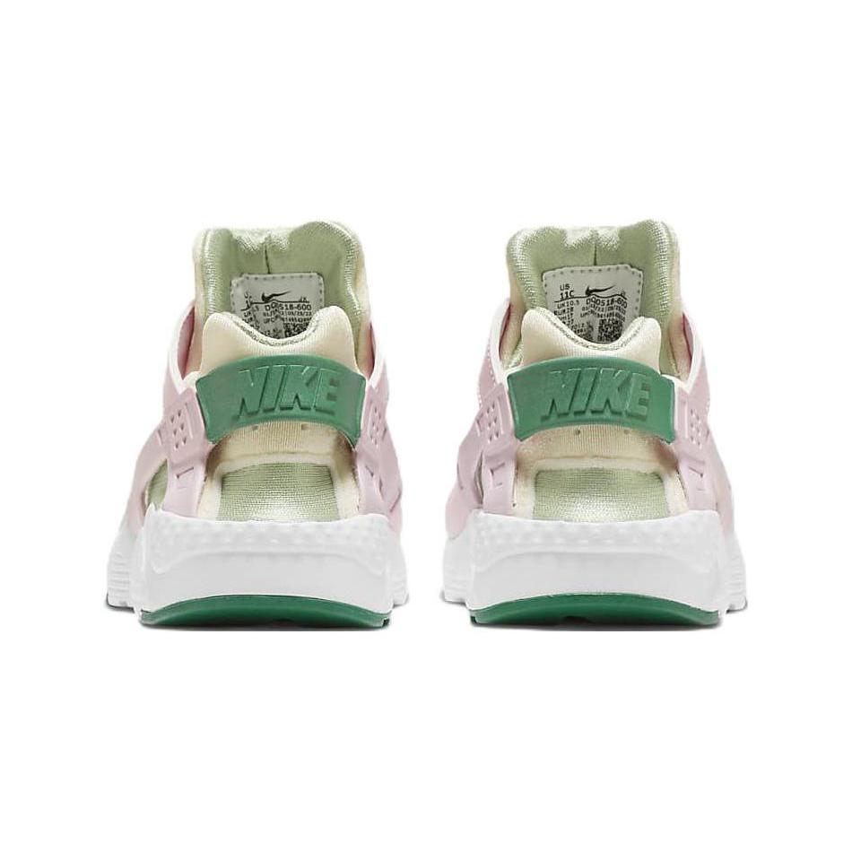 Nike Huarache Run SE Wallace Vintage Niedrige Laufschuhe für Kinder Rosa Grün Kinder im Alter von 3-7 Jahren DQ0518-600