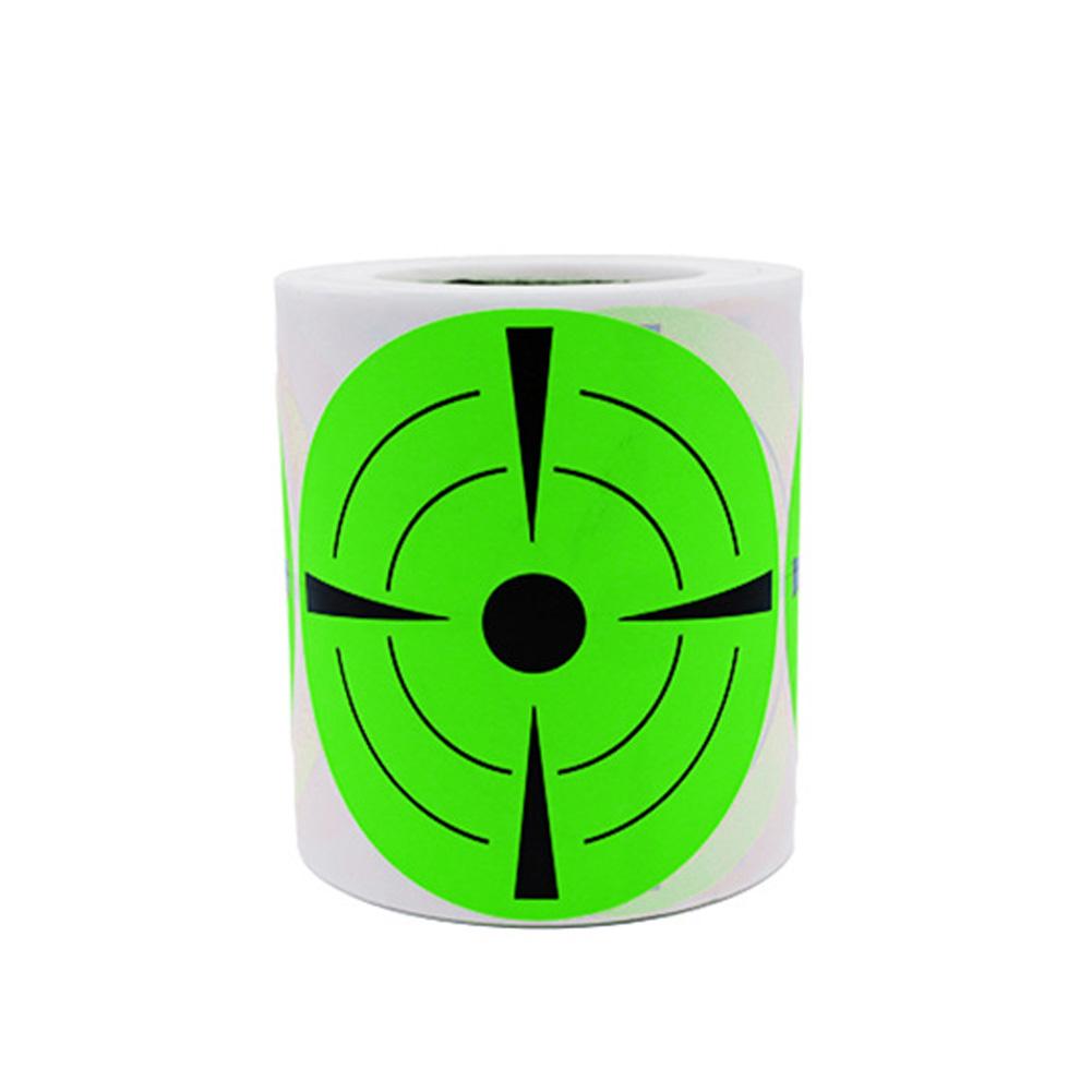 

7,5 см Стрельба по мишеням Самоклеящиеся мишени на рулон Мишень Флуоресцентная наклейка Реактивный поезд H0V4