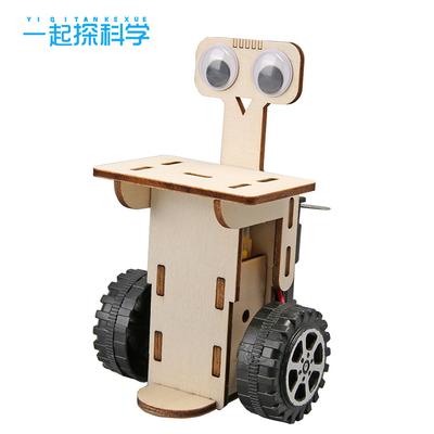 Food Delivery Robot Science And Technology Small Production Invention Diy Children Hand-inserted Toys Scientific Experimental Materials Teaching Aids