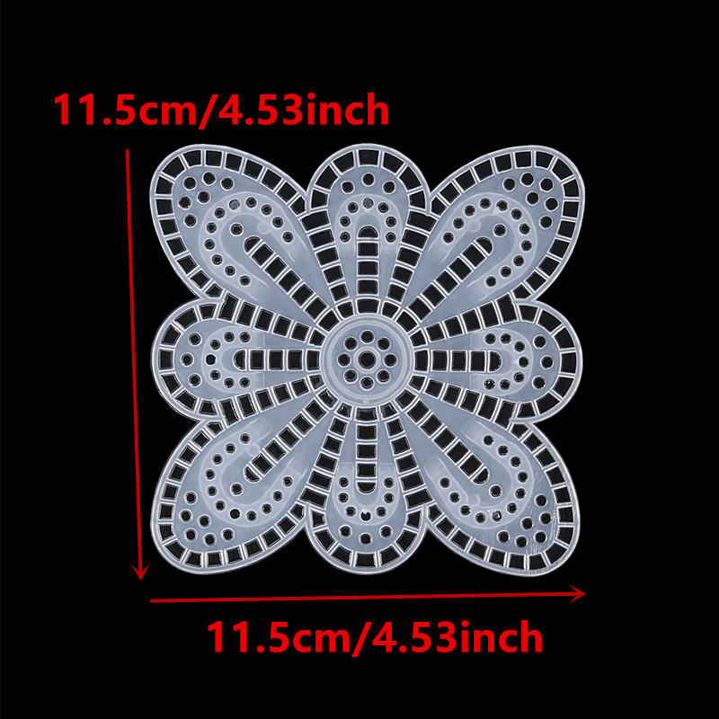 10PCS Plastic Butterfly Flower Mesh Sheets Crochet Jewelry DIY Handmade Craft Weaving Pads Bag Accessories Craft Supplies