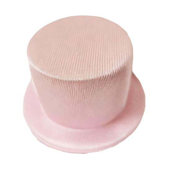 

Мини Цилиндры Миниатюрные Формальные Шляпы Шляпы для Вечеринок для Кукол Снеговиков DIY Поделки Украшения для Рождественской Вечеринки розовый