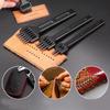 2 4 6 Prongs Hole Punch Alloy Steel Handcrafted Leather Tools Leather Cutting Die Belt Button Installation Skin Cutter