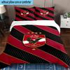 Al-ahly Fc 3PCS Bedding Set 2D Printing (Includes 1 Duvet Cover + 2 Pillowcases Coreless), Bedroom decor,Fan Gift