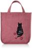 [Kusuguru Japan] Tote Bag with Gusset, Red