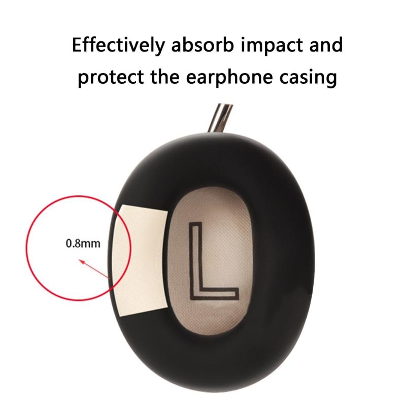Silicone Ear Pad Cover Soft Flexible and Perfectly Fitting Ear Cushion Case for Dedicated Headset Protect Against Oil