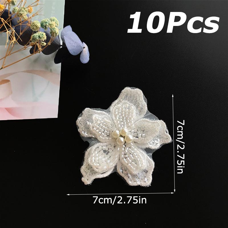 10PCS/Pack Lace Stage Costumes Daily Practicality DIY Creative Durable Repairing Embroidery Patches Clothing Renovation