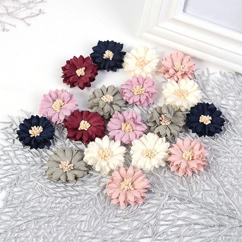 5/10Pcs Artificial Flowers Silk Mini Peony Flower Head For Wedding Home Room Decortion Handmade Flores Cloth Hat Accessories