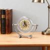Crystal Table Clock Mechanical Desktop Clock Living Room Desk Clocks Nordic Interior Clocks Retro Room Ornaments Decoration