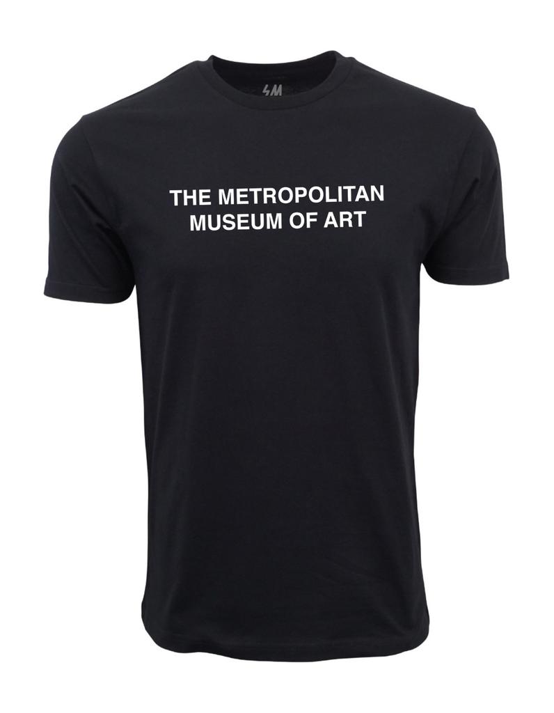 Metropolitian Museum Of Art Graphic White Logo T Shirt