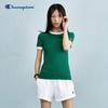 Women's Color-block Knit Short Sleeve T-Shirt
