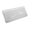 Keyboard - Wireless - Logitech - Signature K650 - Azerty - Ergonomic with Wrist Rest - White