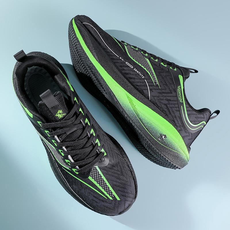 

Marathon Running Shoes Men Women High-quality Road Jogging Shoes Light Comfy Sneaker Mesh Training Shoes Large Size 35-45 45 чёрный