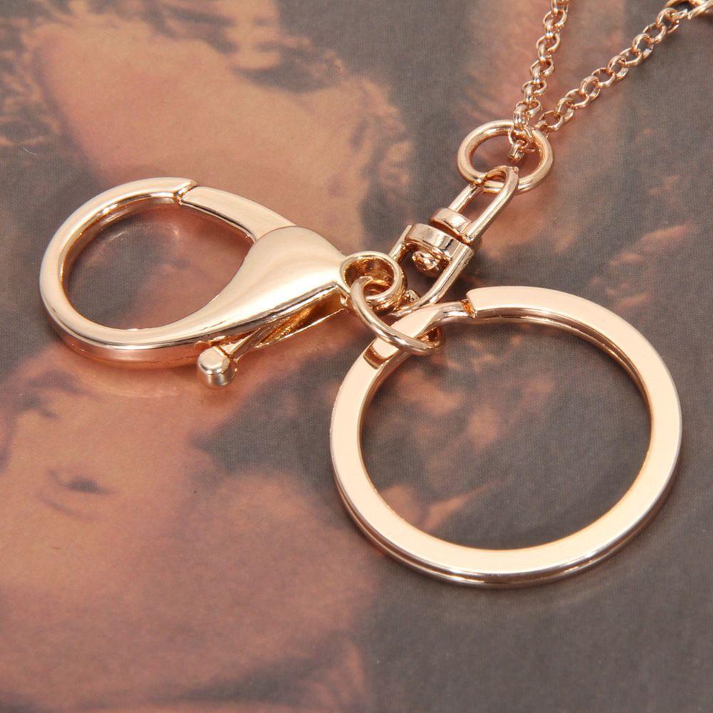 Crystal Trendy Gold 15cm Zinc Zinc Alloy Key Chains Purse Handbag Jewelry