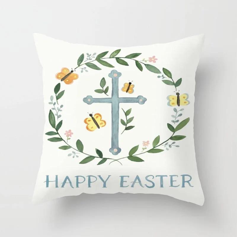 Home Decor Kreuz Blume Kissenbezug Geometrische Abstrakte Kunst Kissenbezug Sofa Kissenbezug