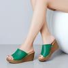 Women's Wedge Sandals 2025 Summer New Arrival: Open-Toe Chunky Sole Platform Sandals