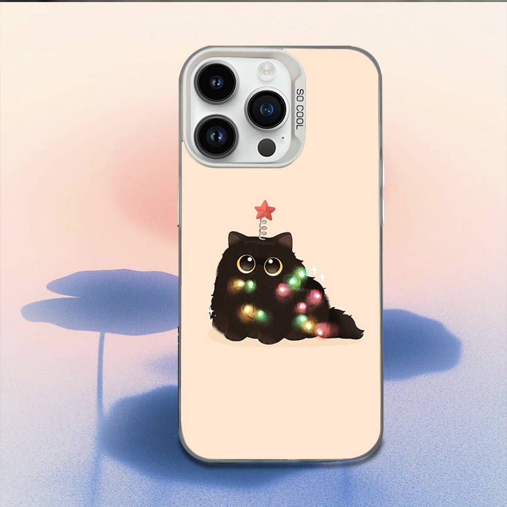 A-Aphmau Meow Anime Cats Phone Case For iPhone 16,15,14,13,12,11,Mini,Pro,E,MAX White Candy Matte Shockproof Cover