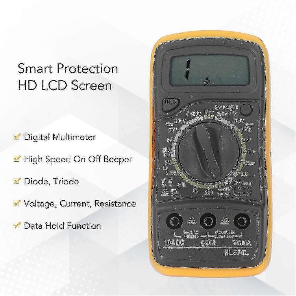Fluke Digital Multimeter - High Accuracy Voltage Current Resistance Meter for Industrial Electrical Testing