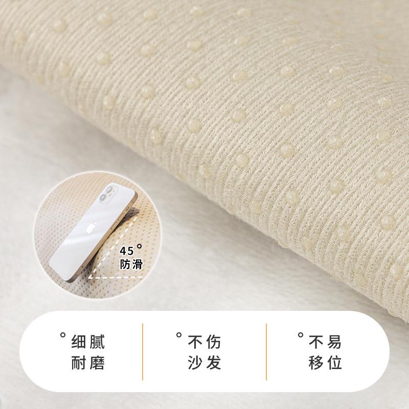 Winter Thickened Plush Sofa Cushion Premium Light Luxury Non-Slip Seat Cushion New Nordic Straight Sofa All-Inclusive Sofa Cover