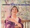 LP Record WANDA LANDOWSKA  Landowska  The Art Of The Harpsich LM2194 RCA VICTOR RED  1957 Canada Classical Used