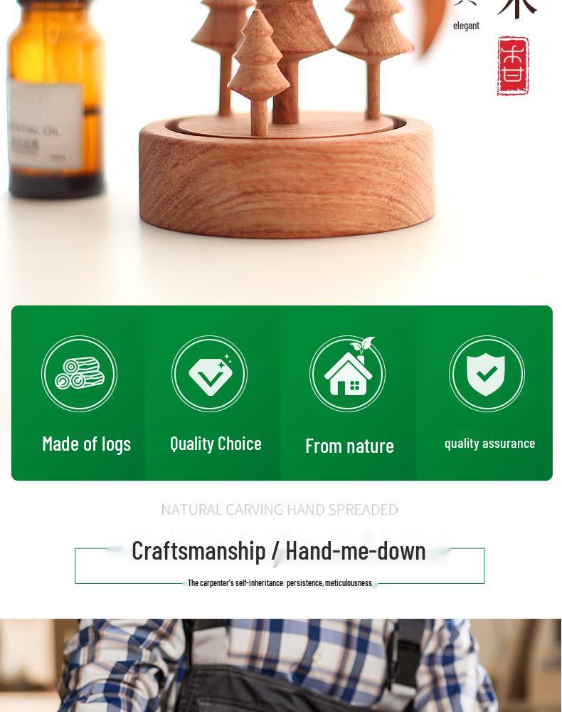Little Forest Aroma Diffuser Sticks: Long-lasting Indoor Fragrance with Floral Decor
