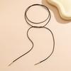 Einfache Lange Seilkette Choker Halsketten für Damen Trendiger Eleganter Schnürkragen 2026 Mode Schmuck Accessoires am Hals