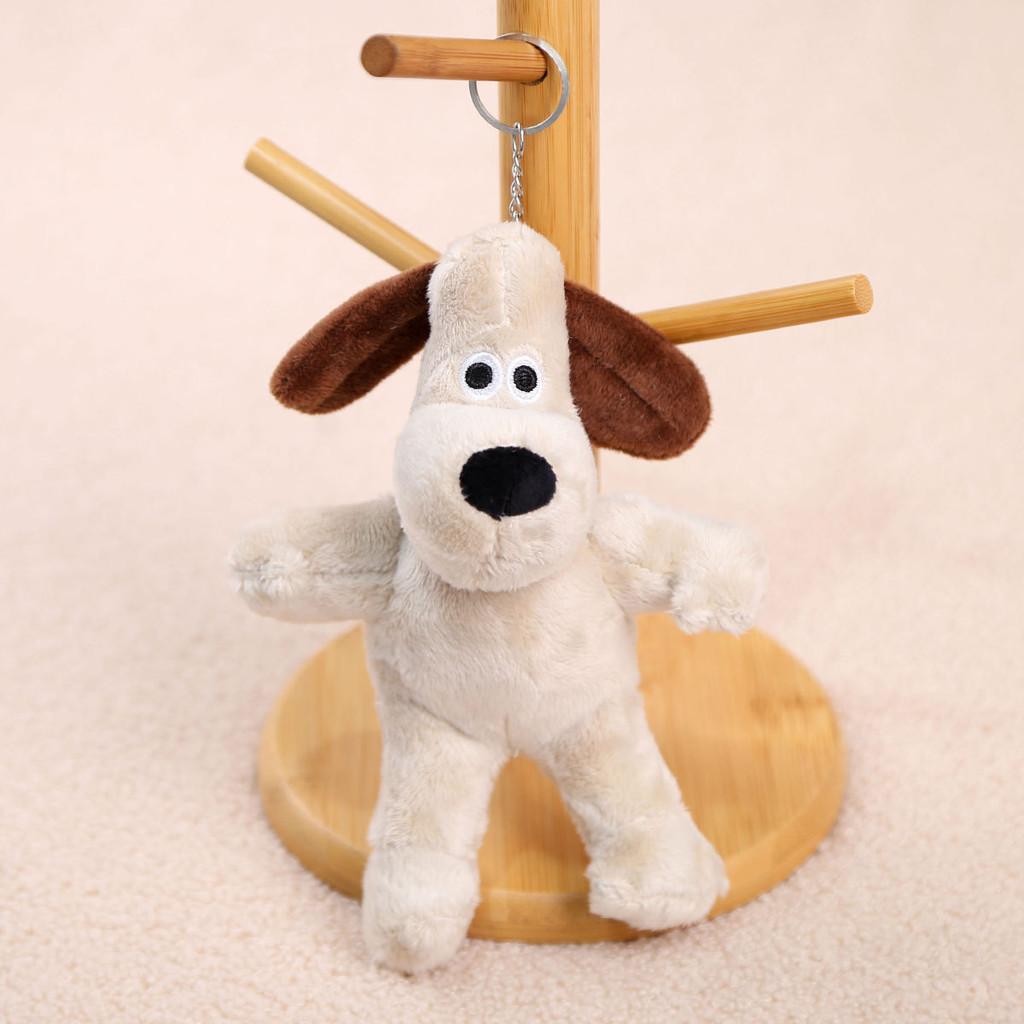 Plush Dog Keychain With Pearl Chain For Girls Gift And Bag Decoration