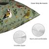 Colorful Bird Floral Pillow Cover  Funny Pillow Case For Living Room Bed Chair Comfy Cushion Cover Birthday Gift