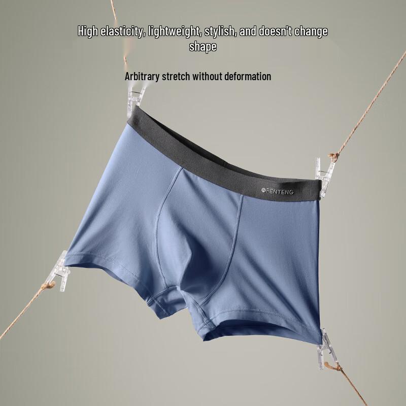 Fenteng Men's Breathable Cotton Boxer Briefs