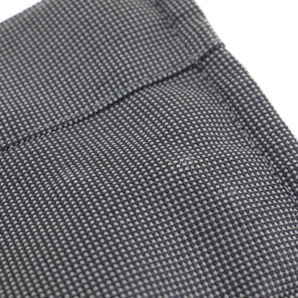 Hermes Herline ToteMM Handbag Gray Nylon Canvas Unisex Used