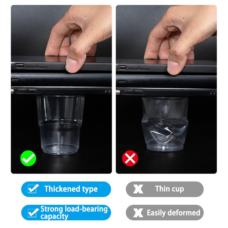 Disposable High-Temperature Resistant Plastic Cups Household Transparent Thickened Drinking Cups