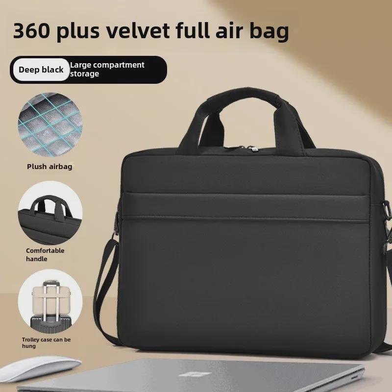 Maletín Portátil a Prueba de Salpicaduras para Portátiles de 14-17 Pulgadas - Bolso de Negocios Unisex
