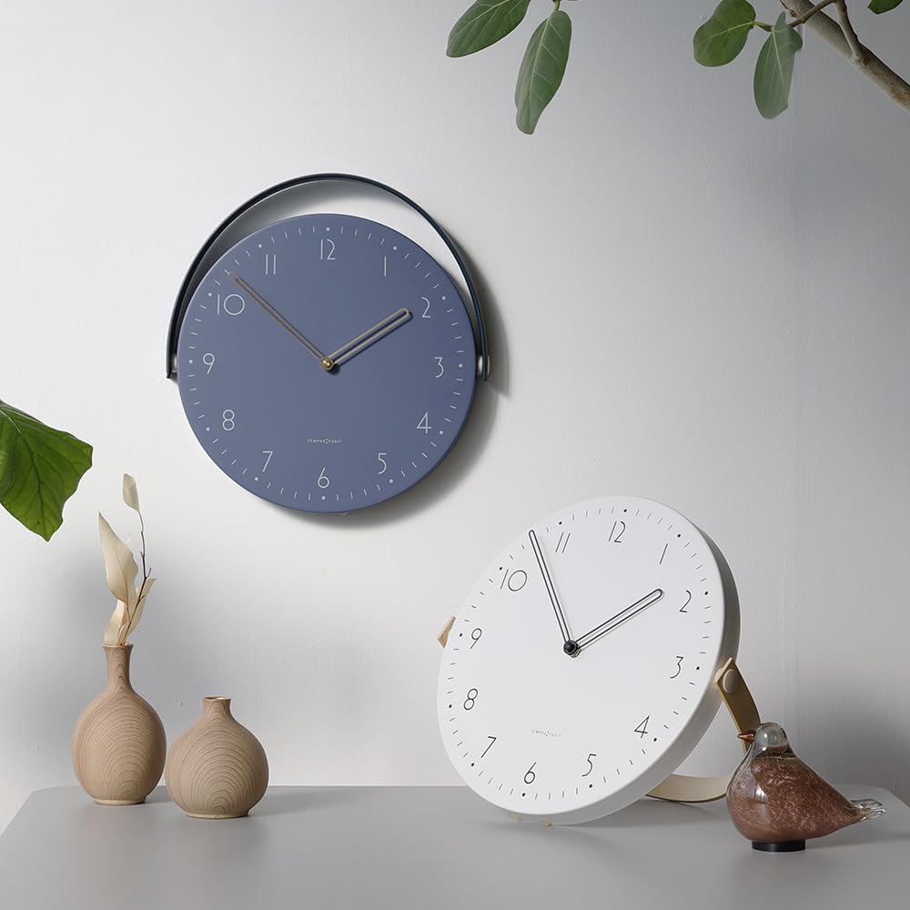 Or Clock with Adjustable Strap and iNE Wall-mounted Table-mounted 360° Movement, (BLU) #25651