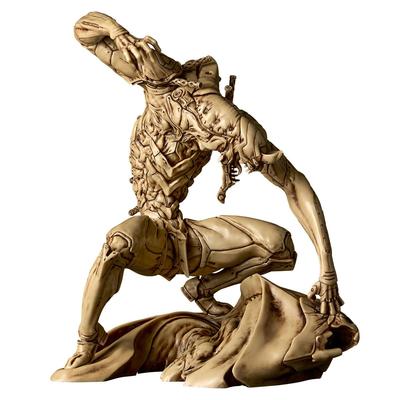 Kaiyodo Artpla ARTPLA SCULPTURE WORKS Evangelion Beast Form Geofront Bloody Battle Beige Approximately 170mm Unpainted Plastic Model Kit Unit-02 (The
