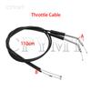 Fit For Harley Motorcycle Black Lengthened Throttle Cable Wires Clutch Cable Sportster Road King Iron XL 883 N/L XL1200 X/ V/C/T