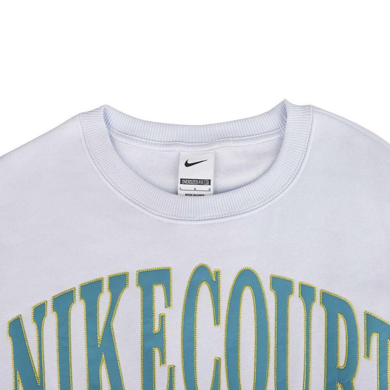 Nike Court Phoenix Fleece Damen Übergröße Rundhals Tennis Sweatshirt HQ0352-085