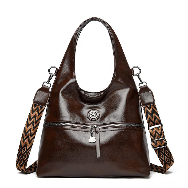 Tote Bag Simple and Stylish Shoulder Bag High-grade Soft Leather Pu Light Luxury Handbag