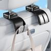 Pack Of 2 ABS Car Seat Back Hooks For Rear Storage Organization With 5kg Capacity Quick Installation Universal Design
