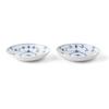 [Officially Imported] Royal Copenhagen Blue Fluted Plain Pair Plates, 13cm, Perfect for Weddings and Other Special Occasions, Product Number 1074022